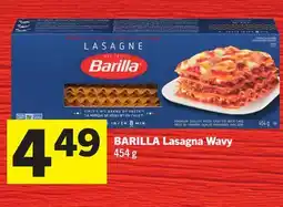 Foodland BARILLA Lasagna Wavy offer