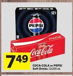 Foodland COCA-COLA or PEPSI Soft Drinks offer