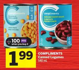 Foodland COMPLIMENTS Canned Legumes offer