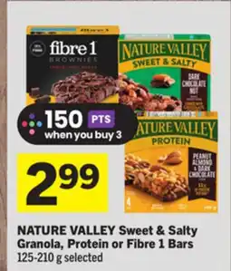 Foodland NATURE VALLEY Sweet & Salty Granola, Protein or Fibre 1 Bars offer