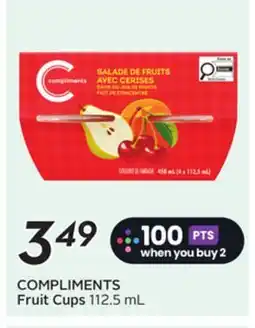 Sobeys COMPLIMENTS Fruit Cups offer