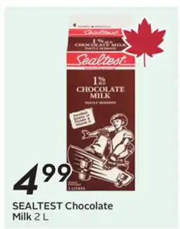 Sobeys SEALTEST Chocolate Milk offer