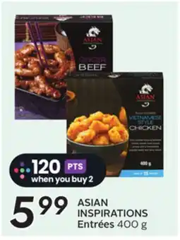 Sobeys ASIAN INSPIRATIONS Entrées offer