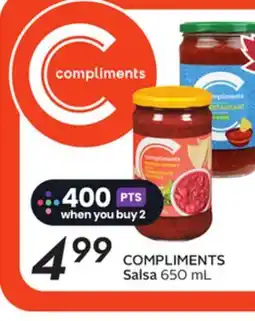 Sobeys COMPLIMENTS Salsa offer