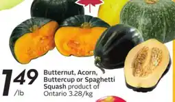 Sobeys Butternut, Acorn, Buttercup or Spaghetti Squash offer