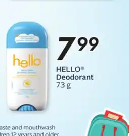 Sobeys HELLO Deodorant offer