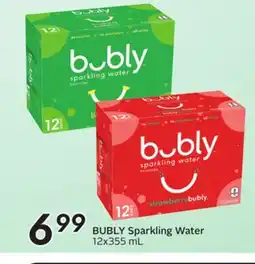 Sobeys BUBLY Sparkling Water offer