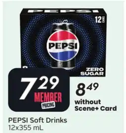 Sobeys PEPSI Soft Drinks offer