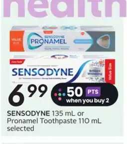 Sobeys SENSODYNE offer
