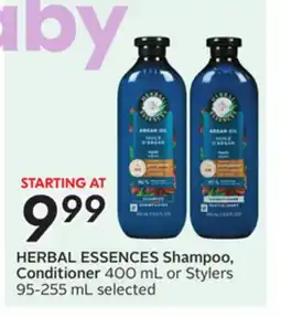 Sobeys HERBAL ESSENCES Shampoo, Conditioner Stylers offer