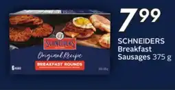 Sobeys SCHNEIDERS Breakfast Sausages offer