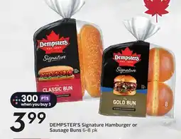 Sobeys DEMPSTER'S Signature Hamburger or Sausage Buns offer