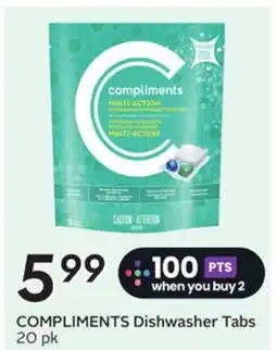 Sobeys COMPLIMENTS Dishwasher Tabs offer