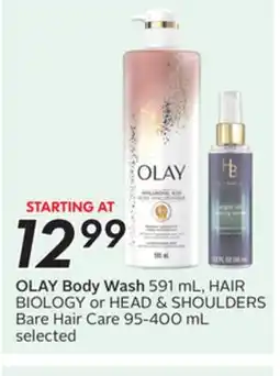 Sobeys OLAY Body Wash offer
