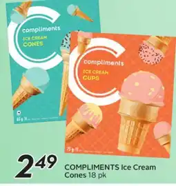 Sobeys COMPLIMENTS Ice Cream Cones offer