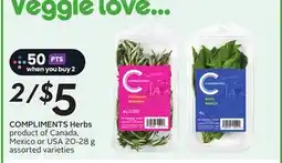 Sobeys COMPLIMENTS Herbs offer