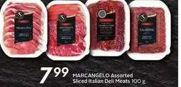 Sobeys MARCANGELO Assorted Sliced Italian Deli Meats offer