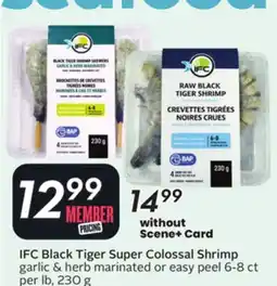 Sobeys IFC Black Tiger Super Colossal Shrimp offer