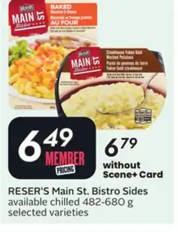 Sobeys RESER'S Main St. Bistro Sides offer