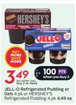 Sobeys JELL-O Refrigerated Pudding or Gels offer