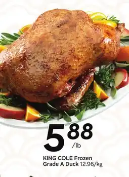 Sobeys KING COLE Frozen Grade A Duck offer