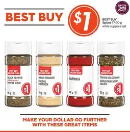 Sobeys BEST BUY Spices offer