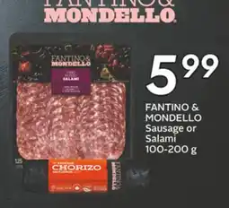 Sobeys FANTINO & MONDELLO Sausage or Salami offer