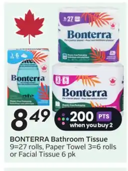 Sobeys BONTERRA Bathroom Tissue offer