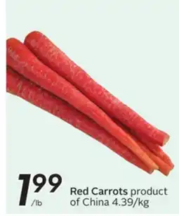 Sobeys Red Carrots offer