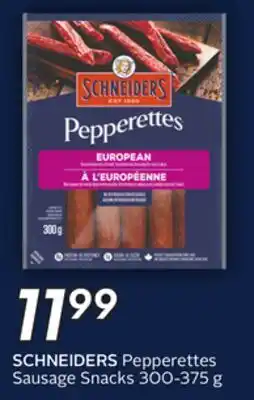 Sobeys SCHNEIDERS Pepperettes Sausage Snacks offer