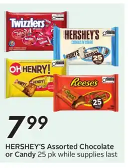 Sobeys HERSHEY'S Assorted Chocolate or Candy offer