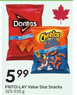 Sobeys FRITO-LAY Value Size Snacks offer