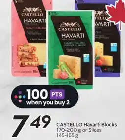 Sobeys CASTELLO Havarti Blocks offer