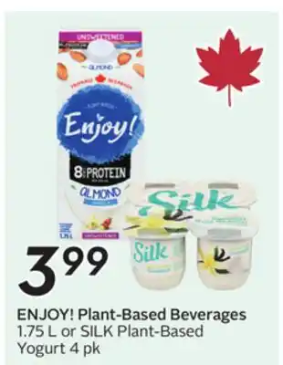 Sobeys Plant-Based Beverages offer