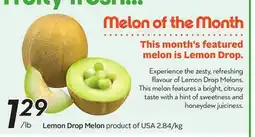 Sobeys Lemon Drop Melon offer