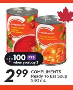 Sobeys COMPLIMENTS Ready To Eat Soup offer