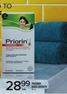 Metro PRIORIN HAIR GROWTH offer