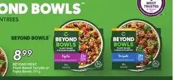 Sobeys BEYOND MEAT Plant-Based Teriyaki or Fajita Bowls offer