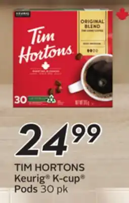 Sobeys TIM HORTONS Keurig K-cup Pods offer