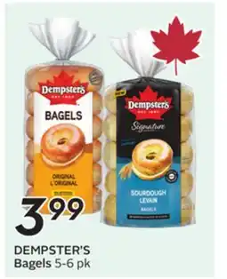 Sobeys DEMPSTER'S Bagels offer