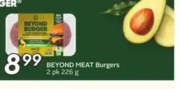 Sobeys BEYOND MEAT Burgers offer