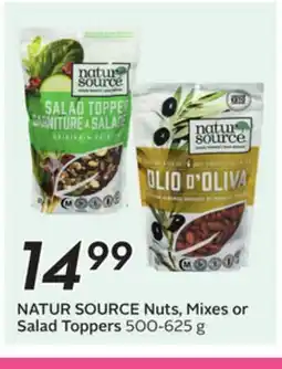Sobeys NATUR SOURCE Nuts, Mixes or Salad Toppers offer
