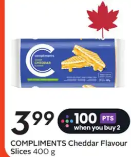Sobeys COMPLIMENTS Cheddar Flavour Slices offer