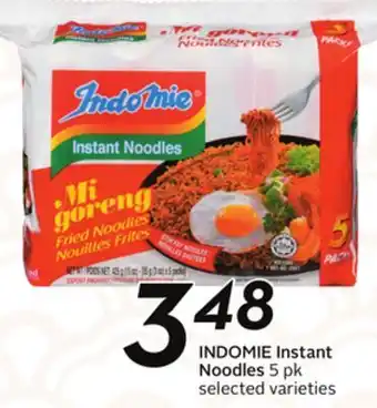 Sobeys INDOMIE Instant Noodles offer