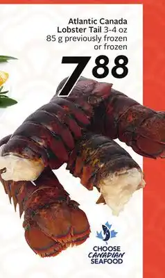 Sobeys Atlantic Canada Lobster Tail offer