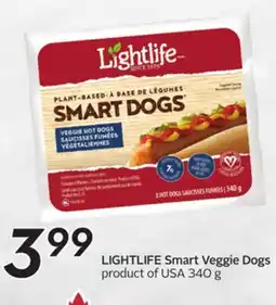 Sobeys LIGHTLIFE Smart Veggie Dogs offer