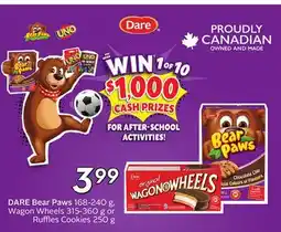 Sobeys DARE Bear Paws offer