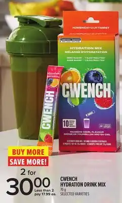 Metro CWENCH HYDRATION DRINK MIX offer
