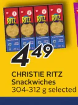 Sobeys CHRISTIE RITZ Snackwiches offer