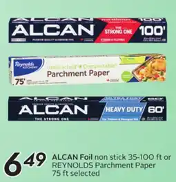 Sobeys ALCAN Foil non stick offer